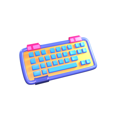 Teclado para juegos  3D Icon