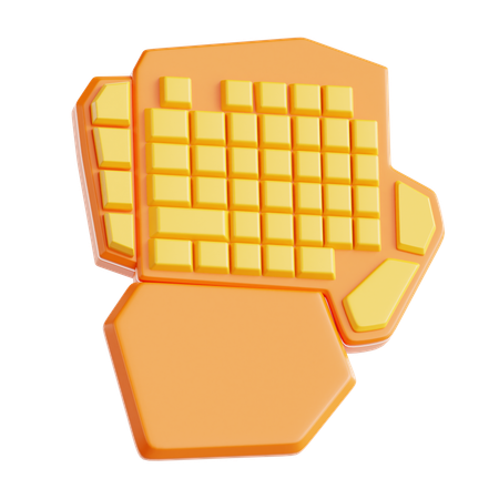 Teclado para juegos  3D Icon