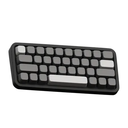 Teclado pequeno  3D Icon