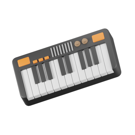 Teclado de piano  3D Icon