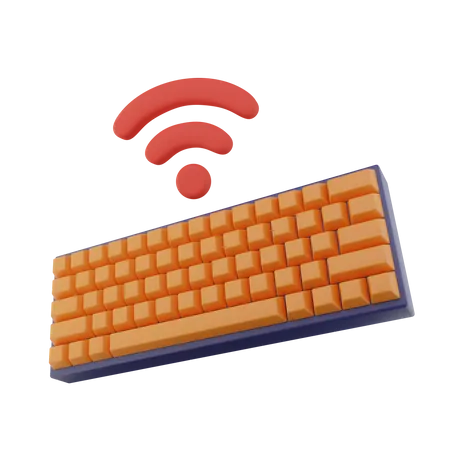 Teclado sem fio  3D Icon