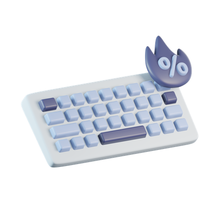 Venda quente de teclado  3D Icon