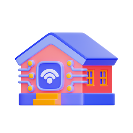 Tecnologia de casa inteligente  3D Icon