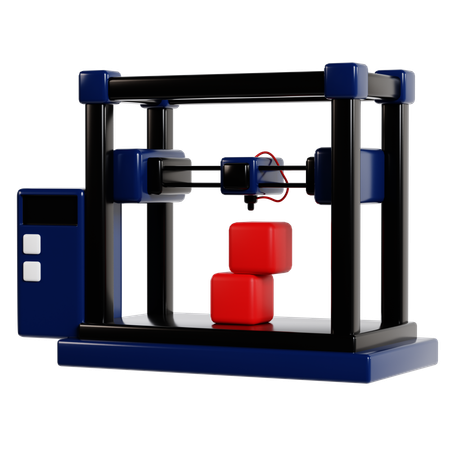 Tecnologia inovadora de impressão 3D  3D Illustration