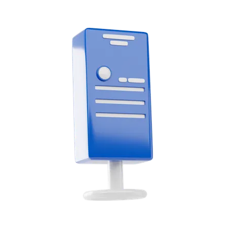 Tecnología de servidor  3D Icon