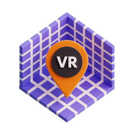 Tecnología de realidad virtual  3D Icon