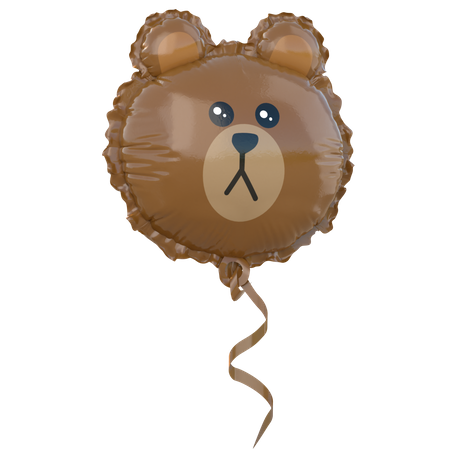 Teddy Balloon 3D Icon