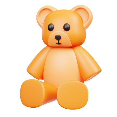 테디 베어  3D Icon
