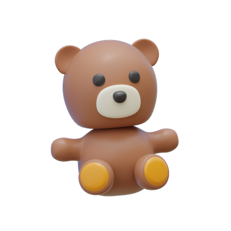 Teddy Bear  3D Illustration