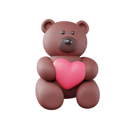 Teddy Bear 3D Icon