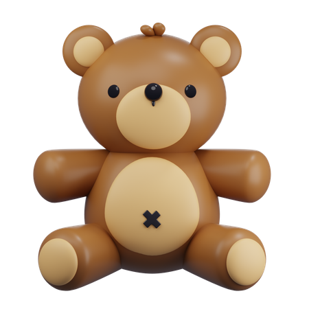 Teddy Bear Toy  3D Icon