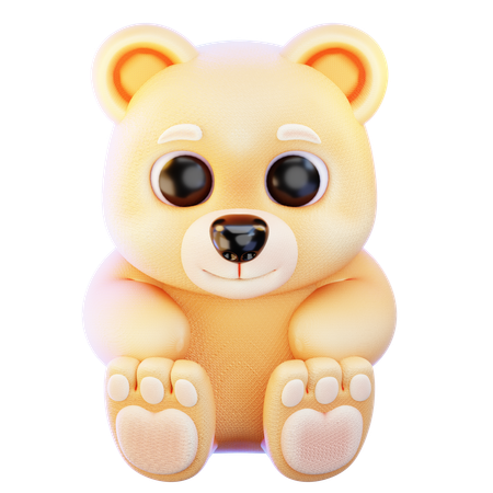 Teddy Bear Toy  3D Icon