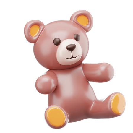 Teddy Bear Toy  3D Icon