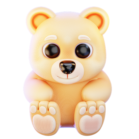 Teddy Bear Toy  3D Icon