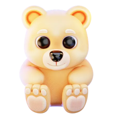 Teddy Bear Toy  3D Icon