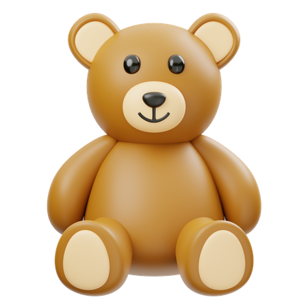 Teddy Bear Toy  3D Icon
