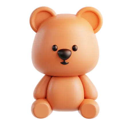 Teddy Toy  3D Icon