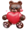 Teddybear Holding Heart