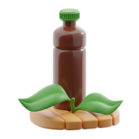 Tee in einer Flasche  3D Icon