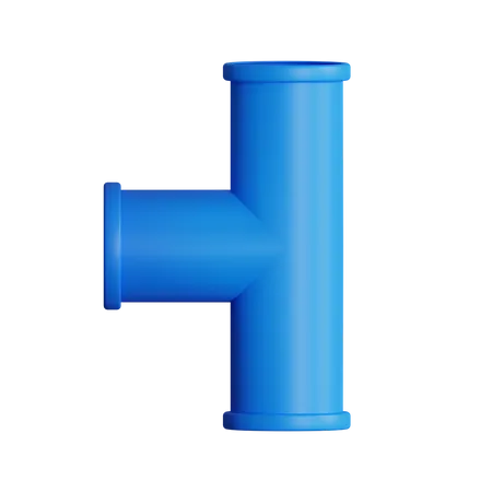 Tee Joint Pipe  3D Icon
