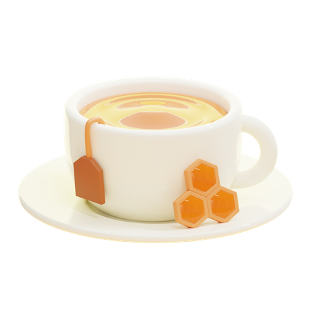 TEE MIT HONIG  3D Icon
