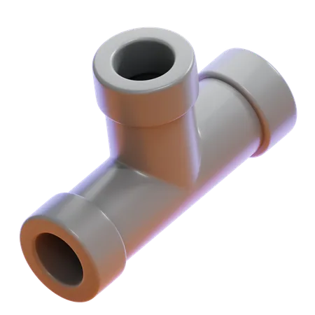 TEE PIPE  3D Icon