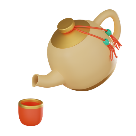 Teekanne  3D Icon