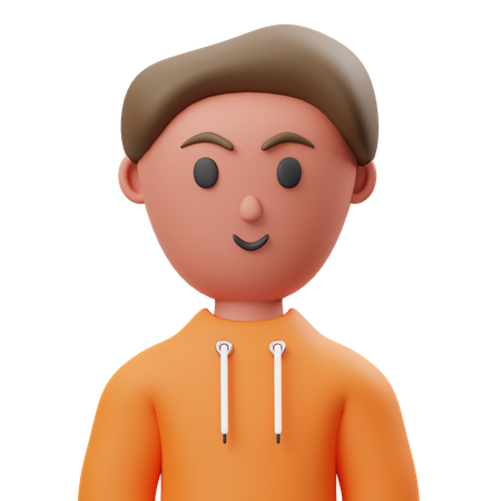 Teen Boy  3D Illustration