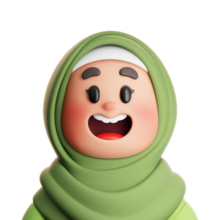Teenage Daughter  3D Icon