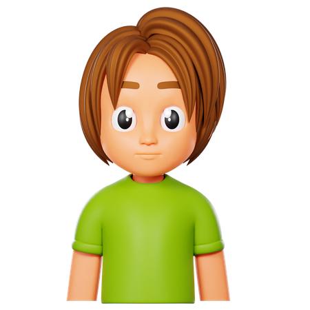 Teenager  3D Icon