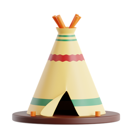 Teepee  3D Icon