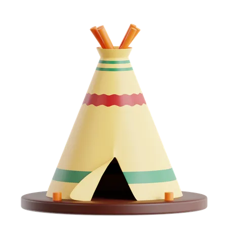 Teepee  3D Icon