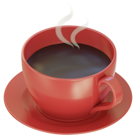 Teetasse mit Dampf  3D Icon