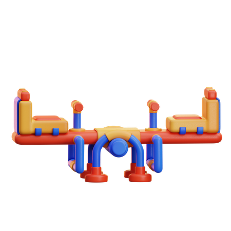 Teeter Totter  3D Icon