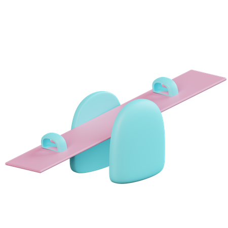 Teeter Totter  3D Icon