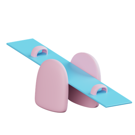 Teeter Totter  3D Icon