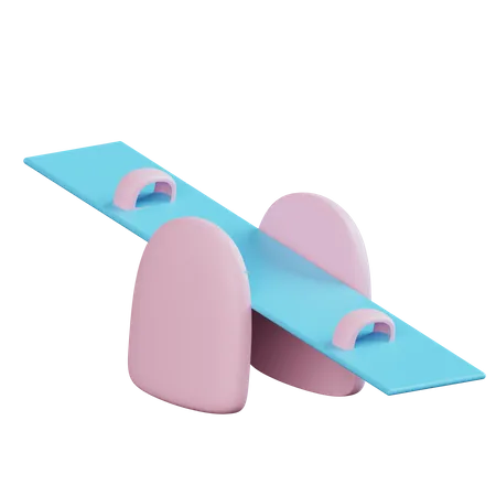 Teeter Totter  3D Icon