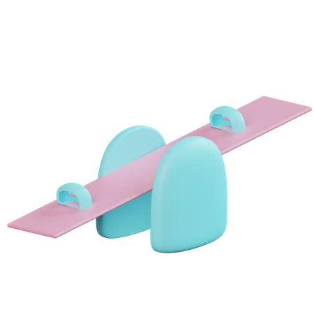 Teeter Totter  3D Icon