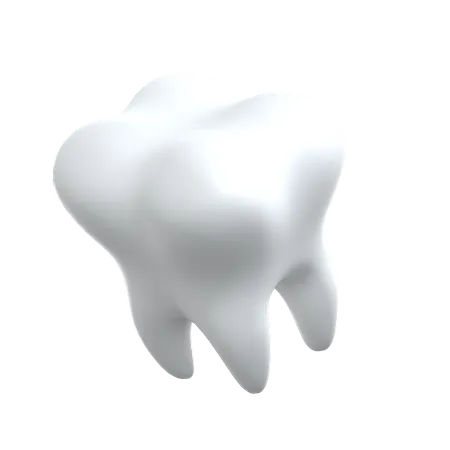 3 D Rendering Medical Icon White Tooth 3D Illustration