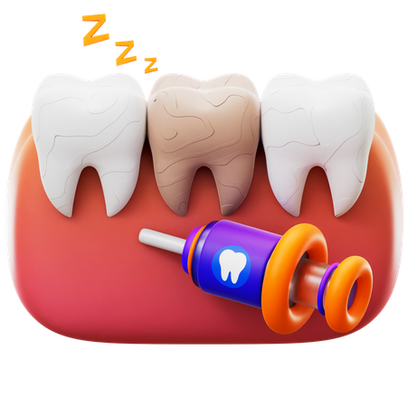 Teeth Anaesthesia  3D Icon