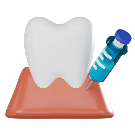 Teeth Anesthesia  3D Icon