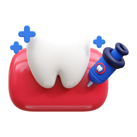 Teeth Anesthesia  3D Icon