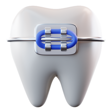 Teeth Braces  3D Icon