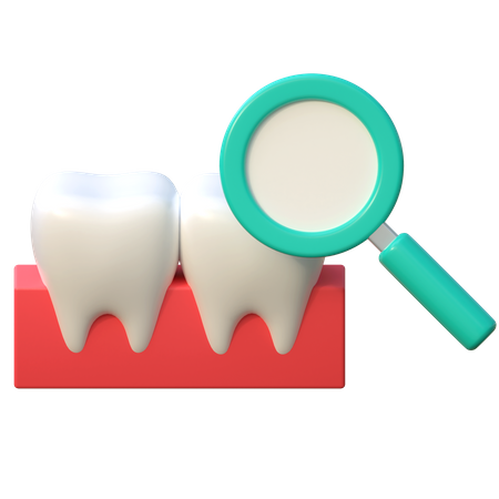 Teeth Examination  3D Icon