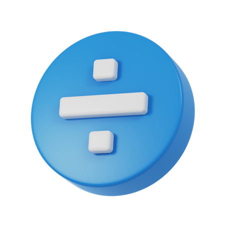 Teilungssymbol  3D Icon