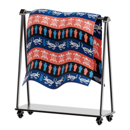 Tejido Sumba Ikat  3D Icon