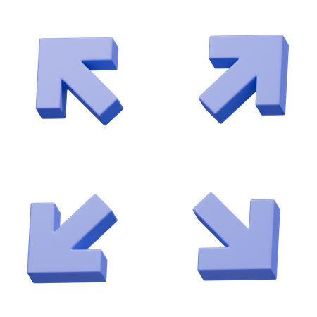 Tela cheia  3D Icon