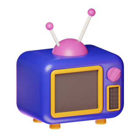 La télé  3D Icon