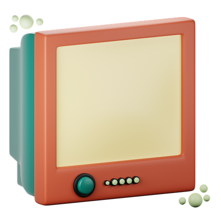 Télévision des années 2000  3D Icon