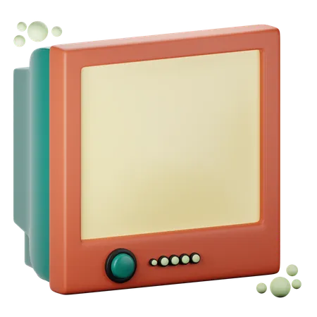 Télévision des années 2000  3D Icon